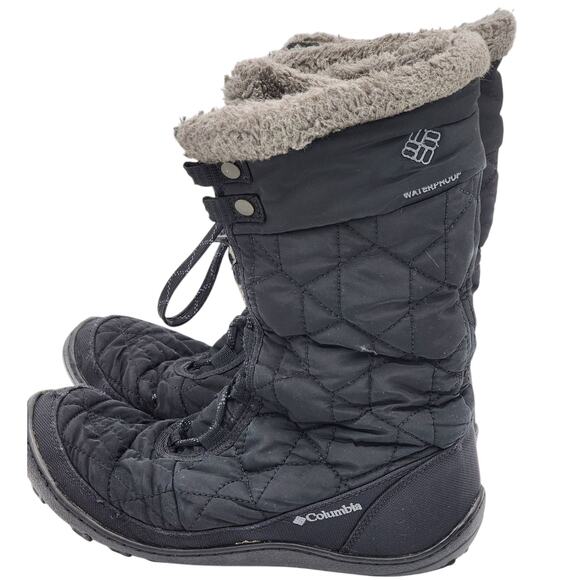 Columbia Boots Womens 8 Minx Mid II Omni Heat Waterproof Winter 200g BL1585-010 - Picture 1 of 11